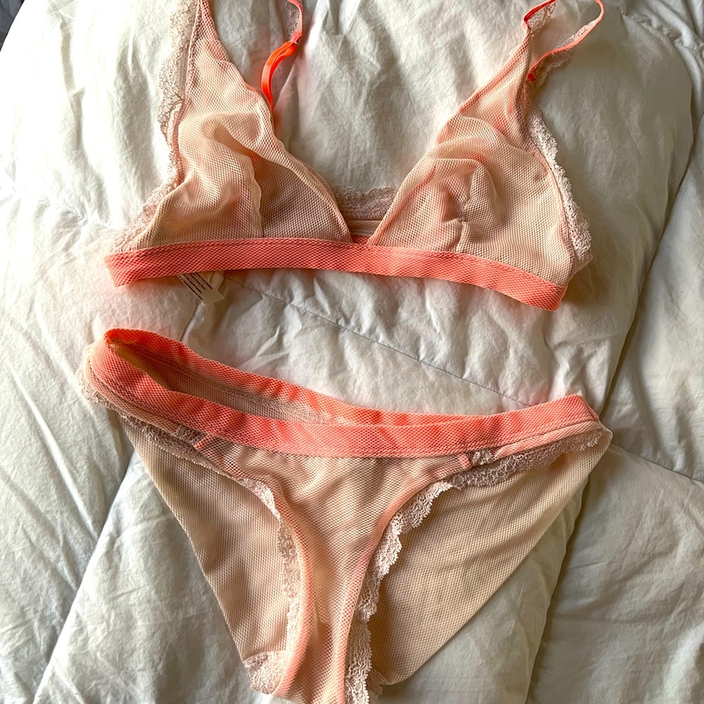 Free People Intimates Mesh Set